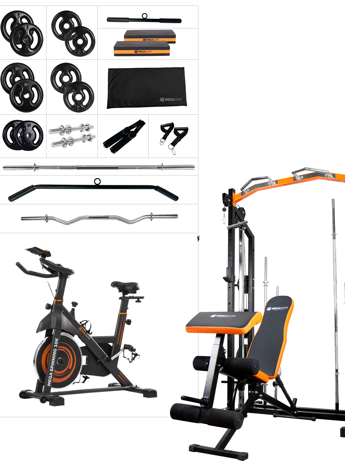 Kit 4 Rack Monocross Multifuncional