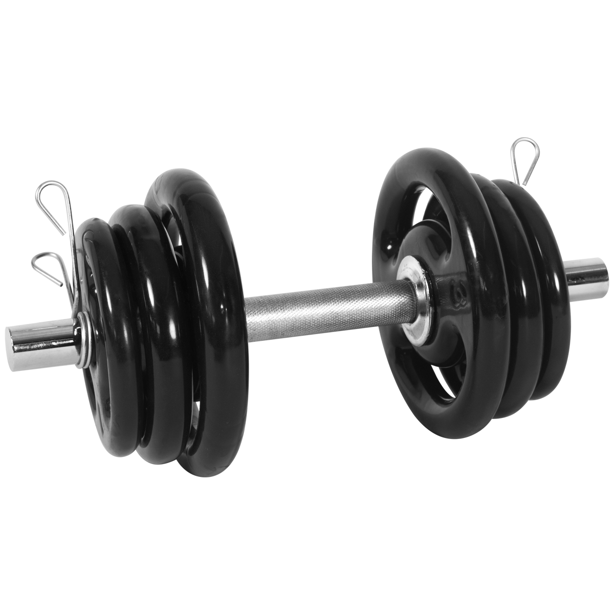 Presilha Zincada Para Barra de Musculação E Halteres