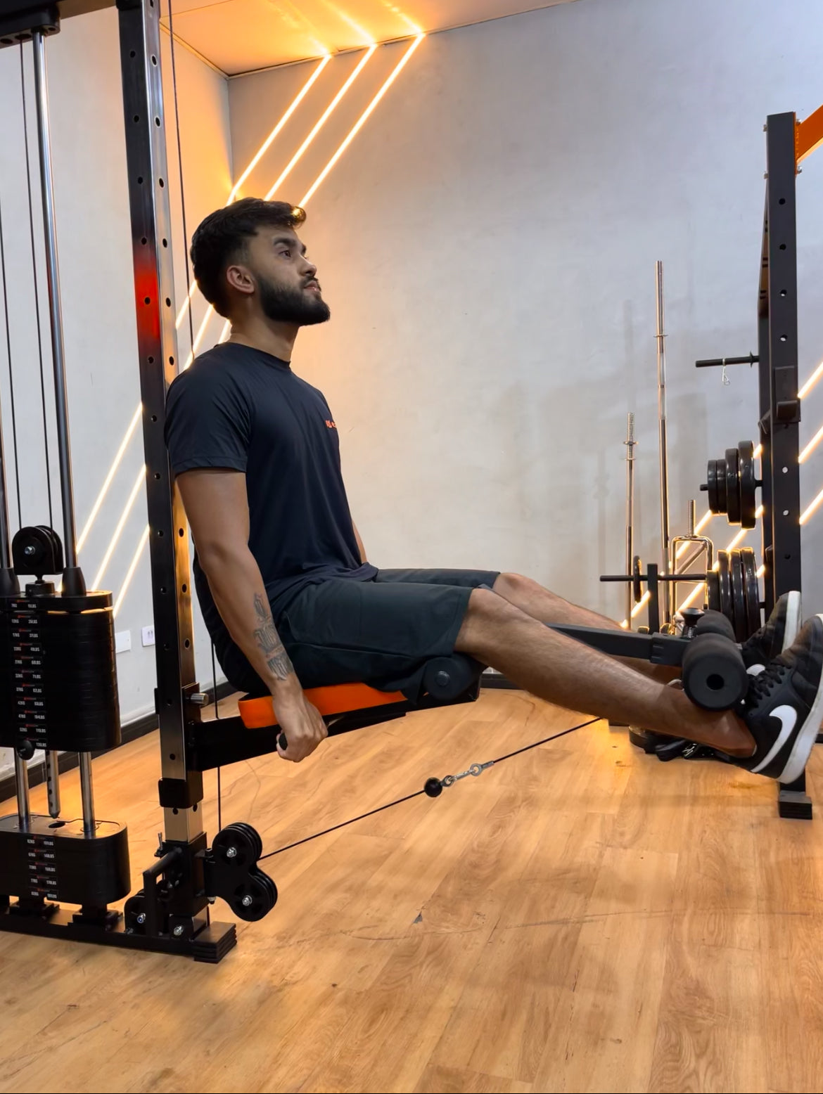 Cadeira Extensora Para Estação De Musculação MegaRack Crossover