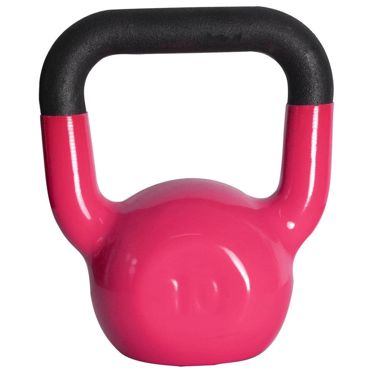 Kettlebell Emborrachado Com Alça Pintada - MegaGym