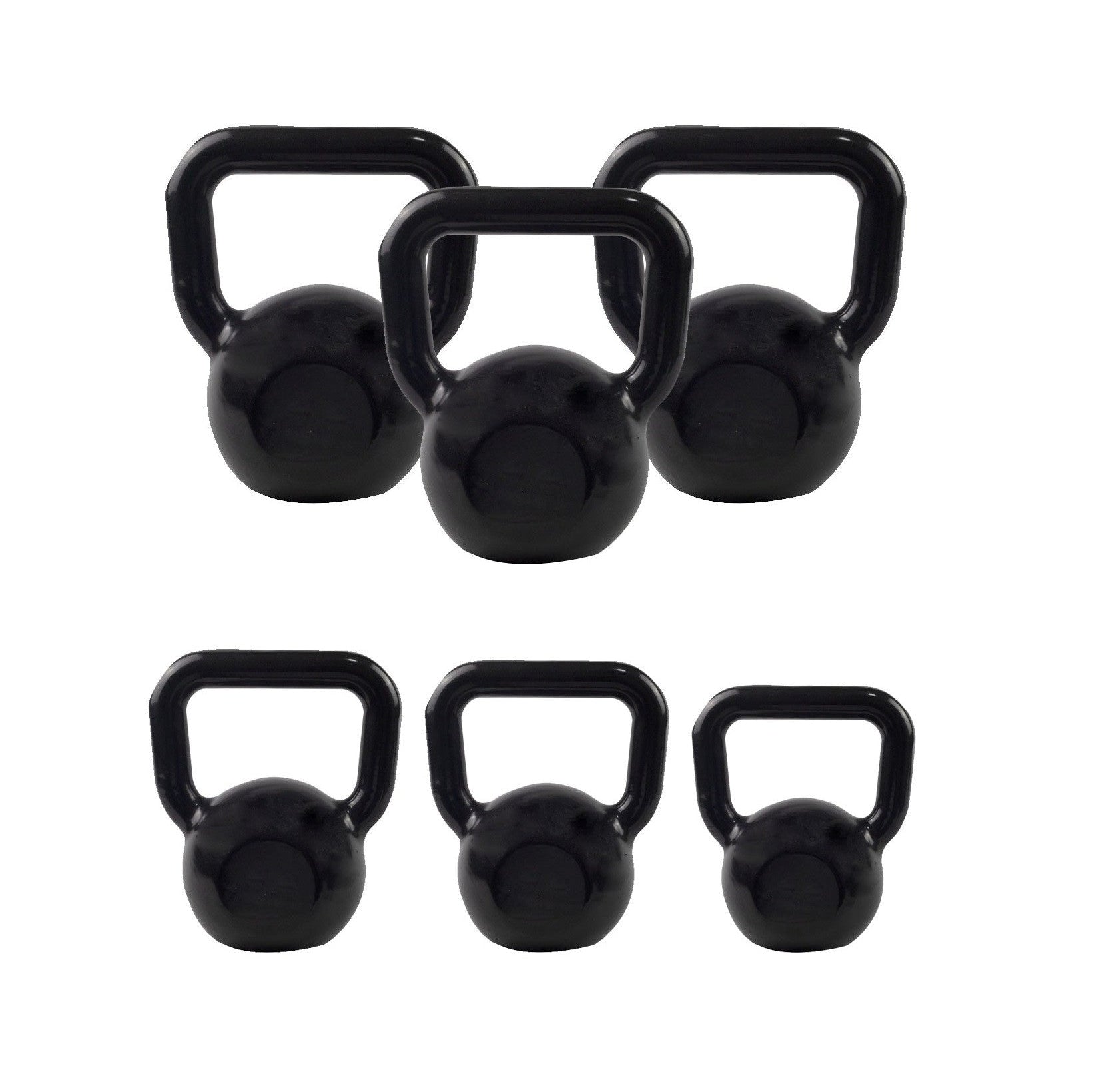 Kit Academia com 108Kg de Kettlebells Emborrachado-MEGAGYM