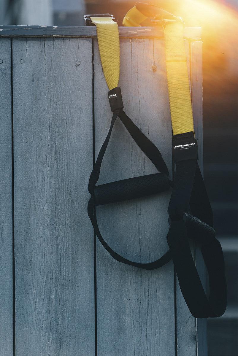 Kit Fita de Suspensão TRX Com Suporte de Teto - MegaGym