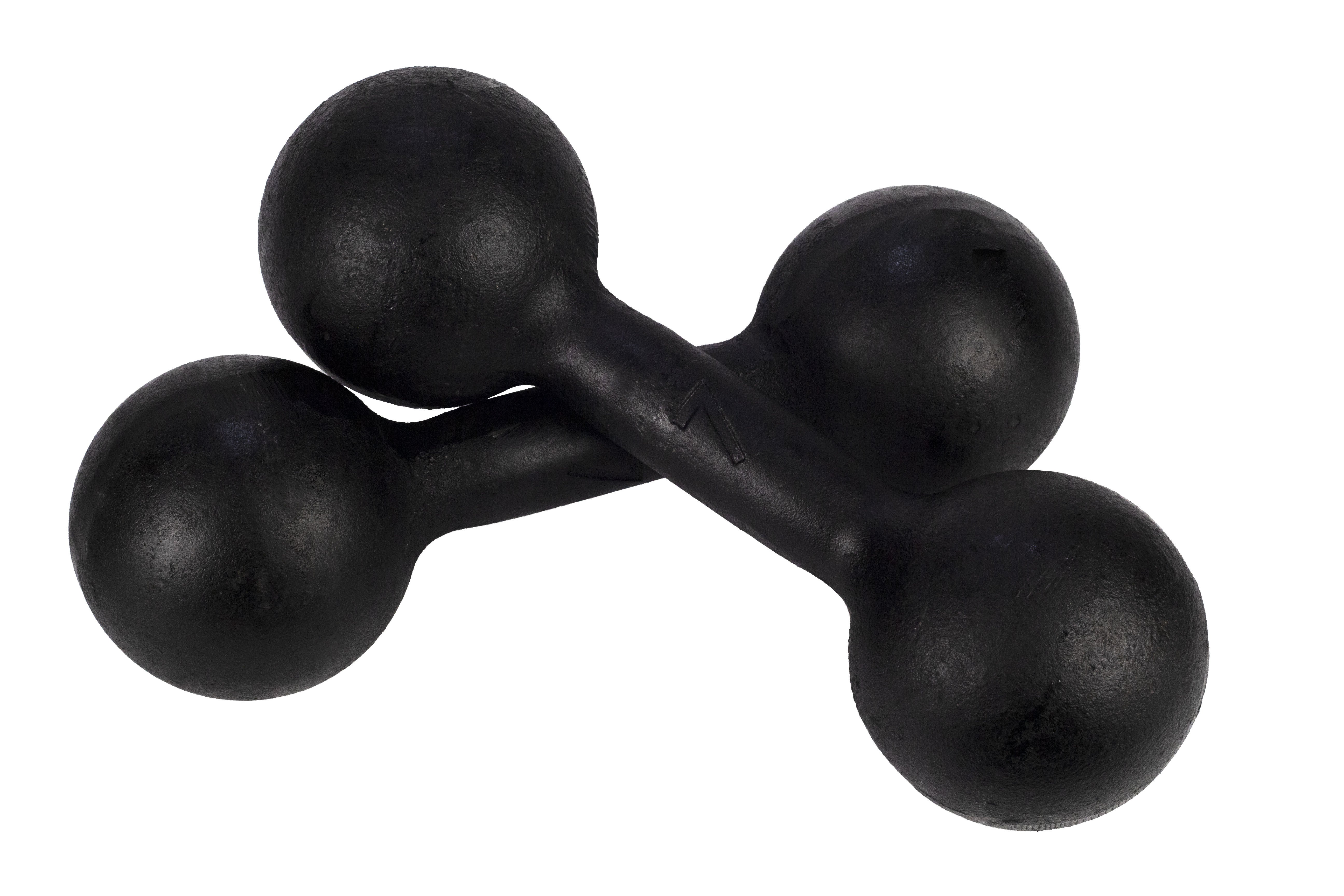 Kit Musculação Com Par de Halteres Bola Pintados de 1-10kg-MEGAGYM