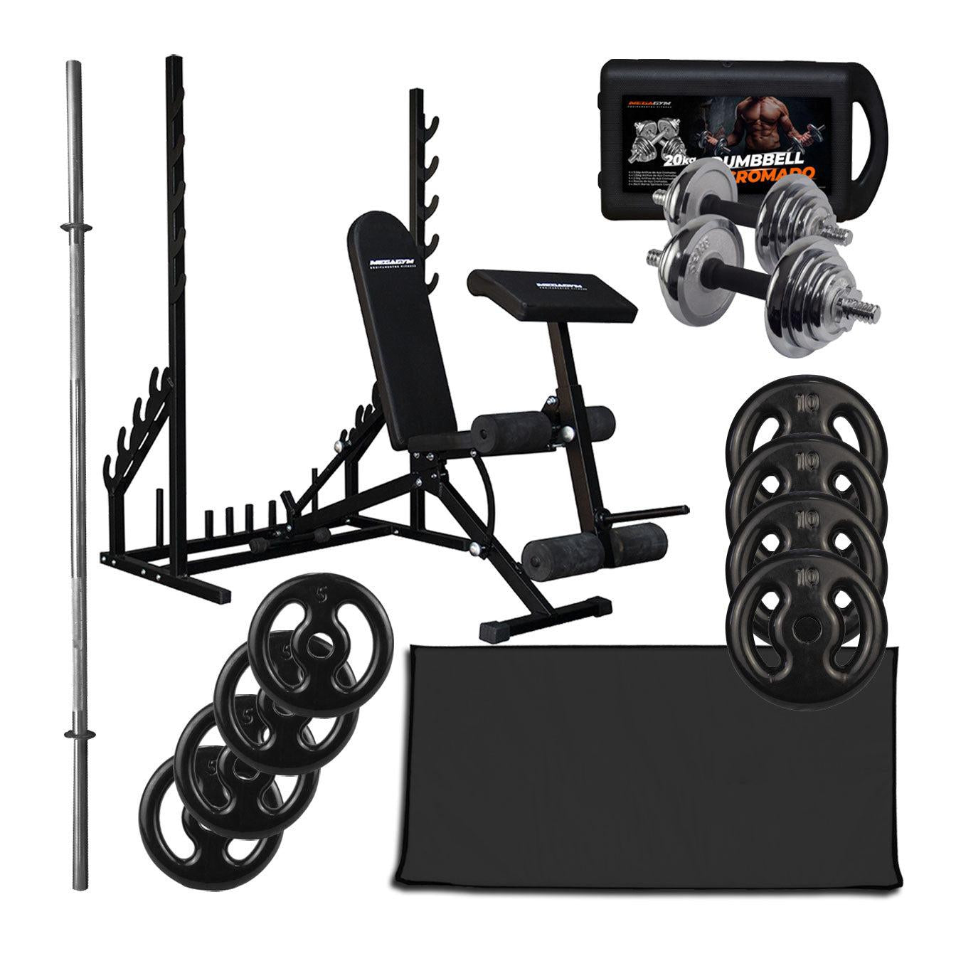 Kit Super Treino HomeGym - 02-MEGAGYM