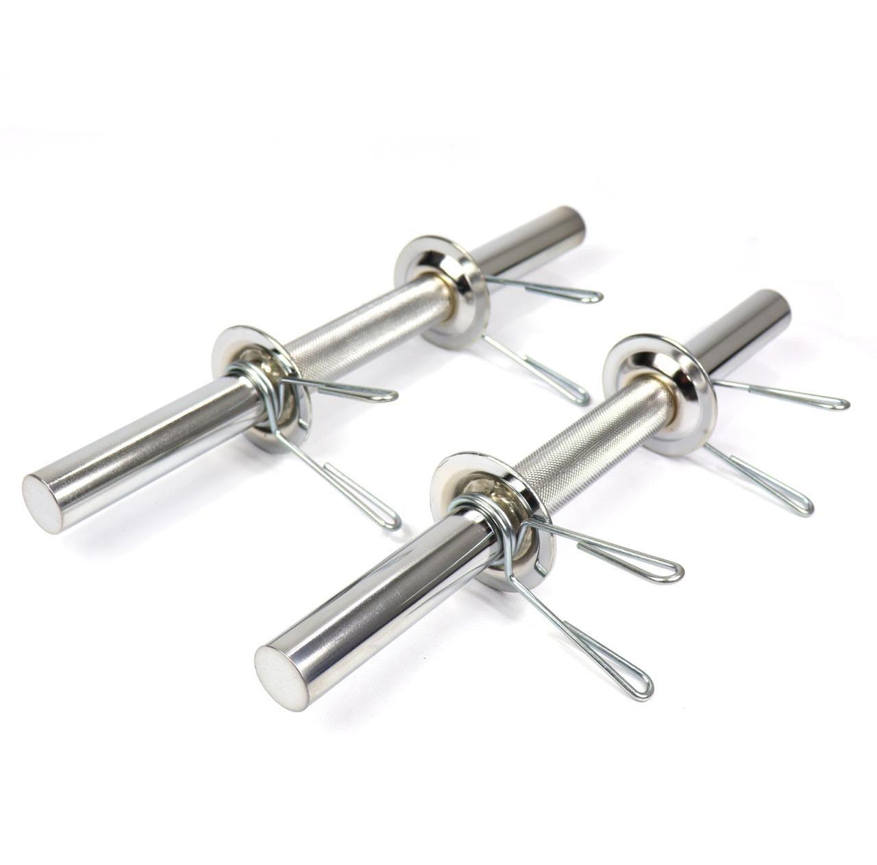 Kit Treino Com Par Halteres Barra 40cm + 24kg Anilhas Sport Emborrachadas - MegaGym