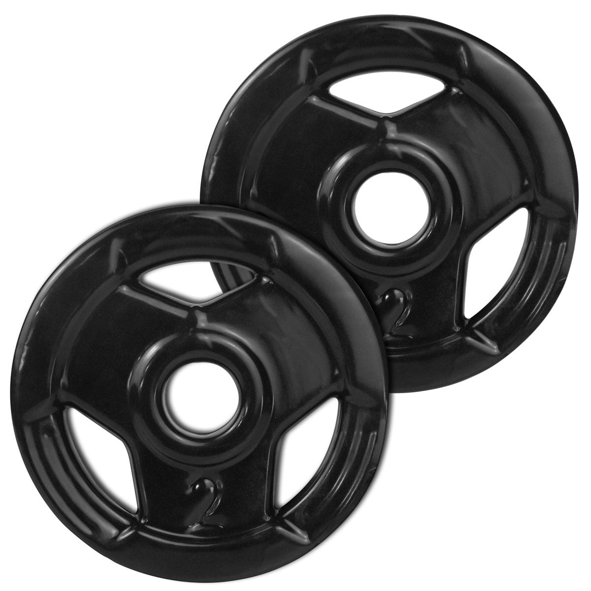 Kit Treino Com Par Halteres Barra 40cm + 24kg Anilhas Sport Emborrachadas-MEGAGYM