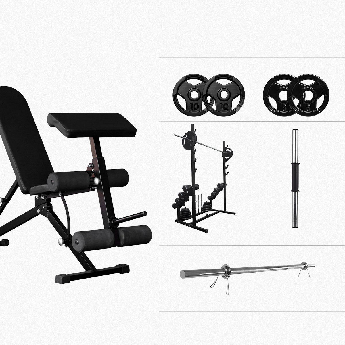 KIT TREINO MUSCULAÇÃO EFICIENTE