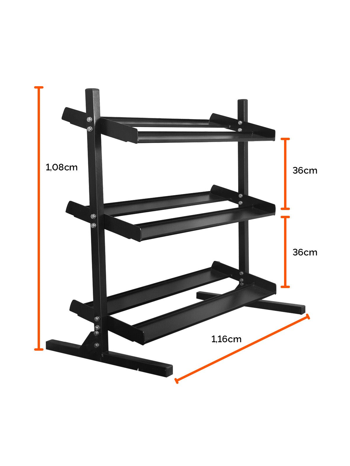 Kit Pares de Halteres Sextavados 12 kg a 30 kg Dumbbells com Pegada Cromada - MegaGym