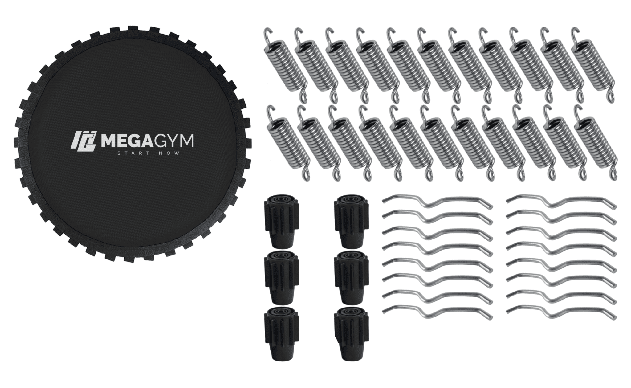 Kit Reparo Completo Para Mini Jump 32 Molas - MegaGym
