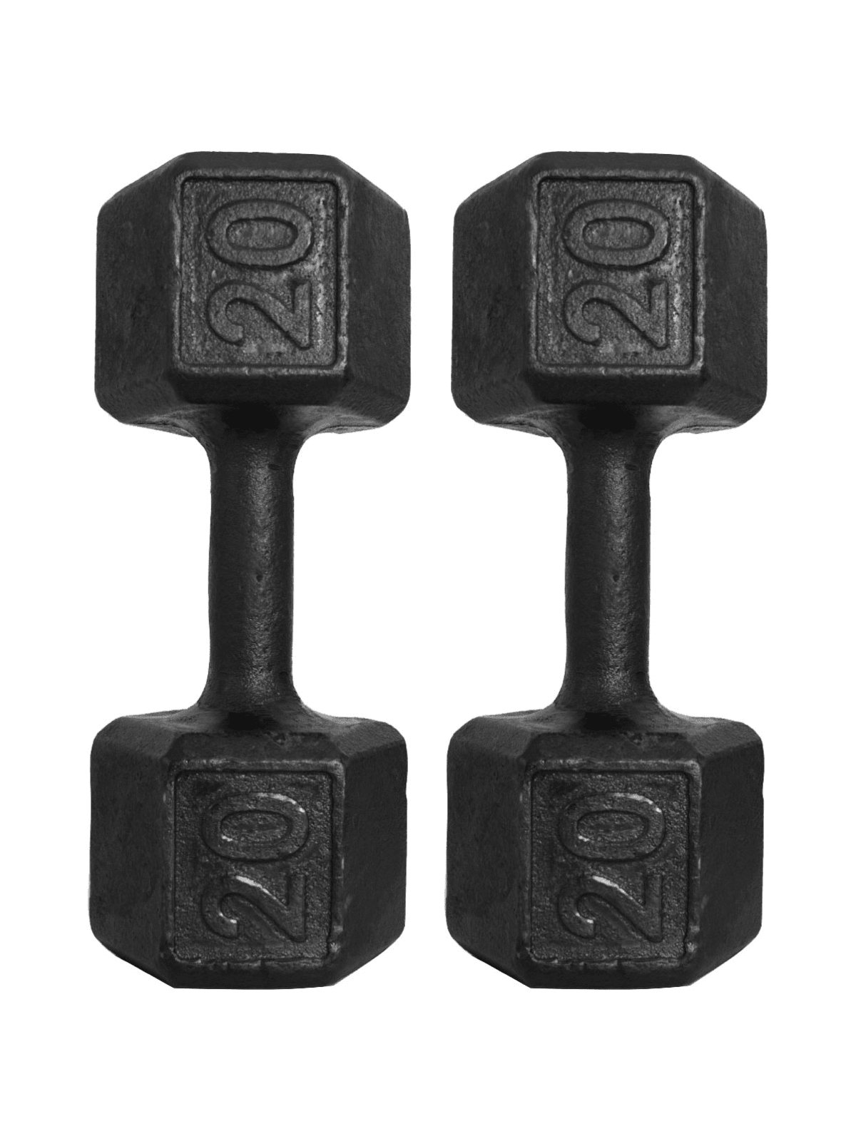 Halter Dumbbell Sextavado Pintado - MegaGym