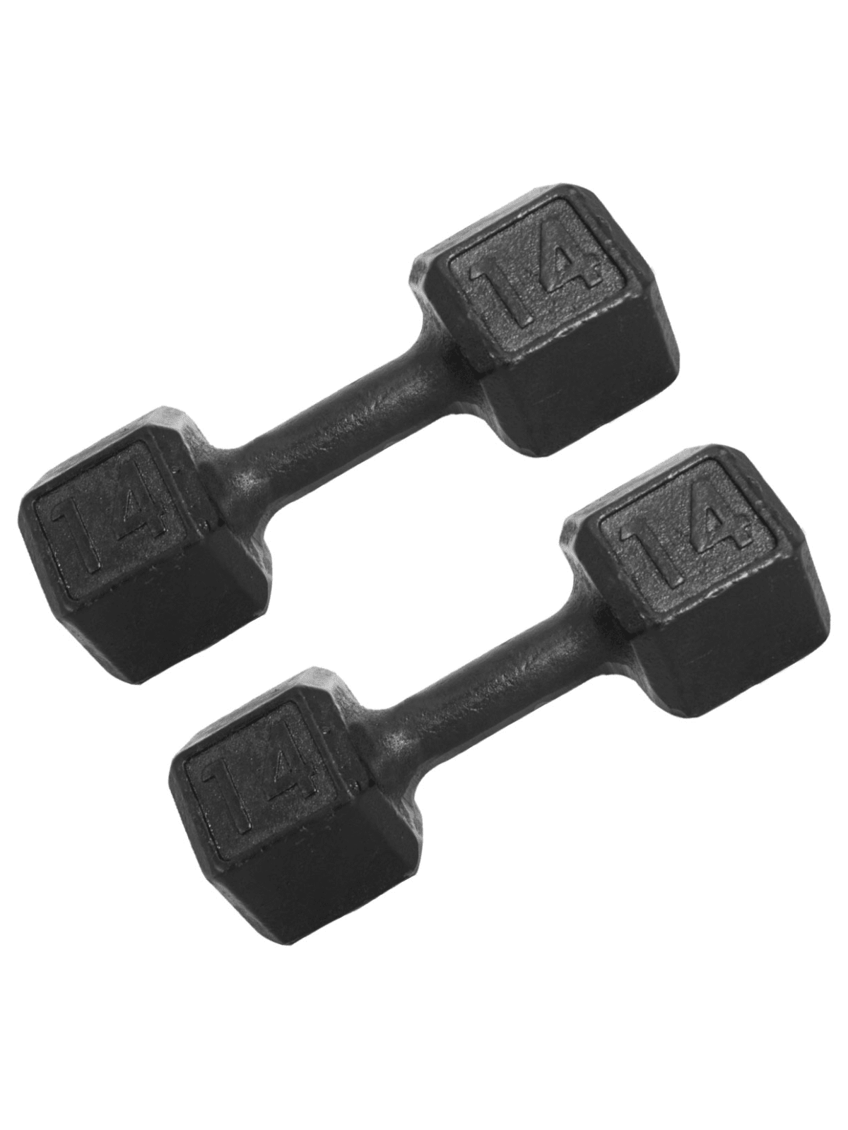 Halter Dumbbell Sextavado Pintado - MegaGym