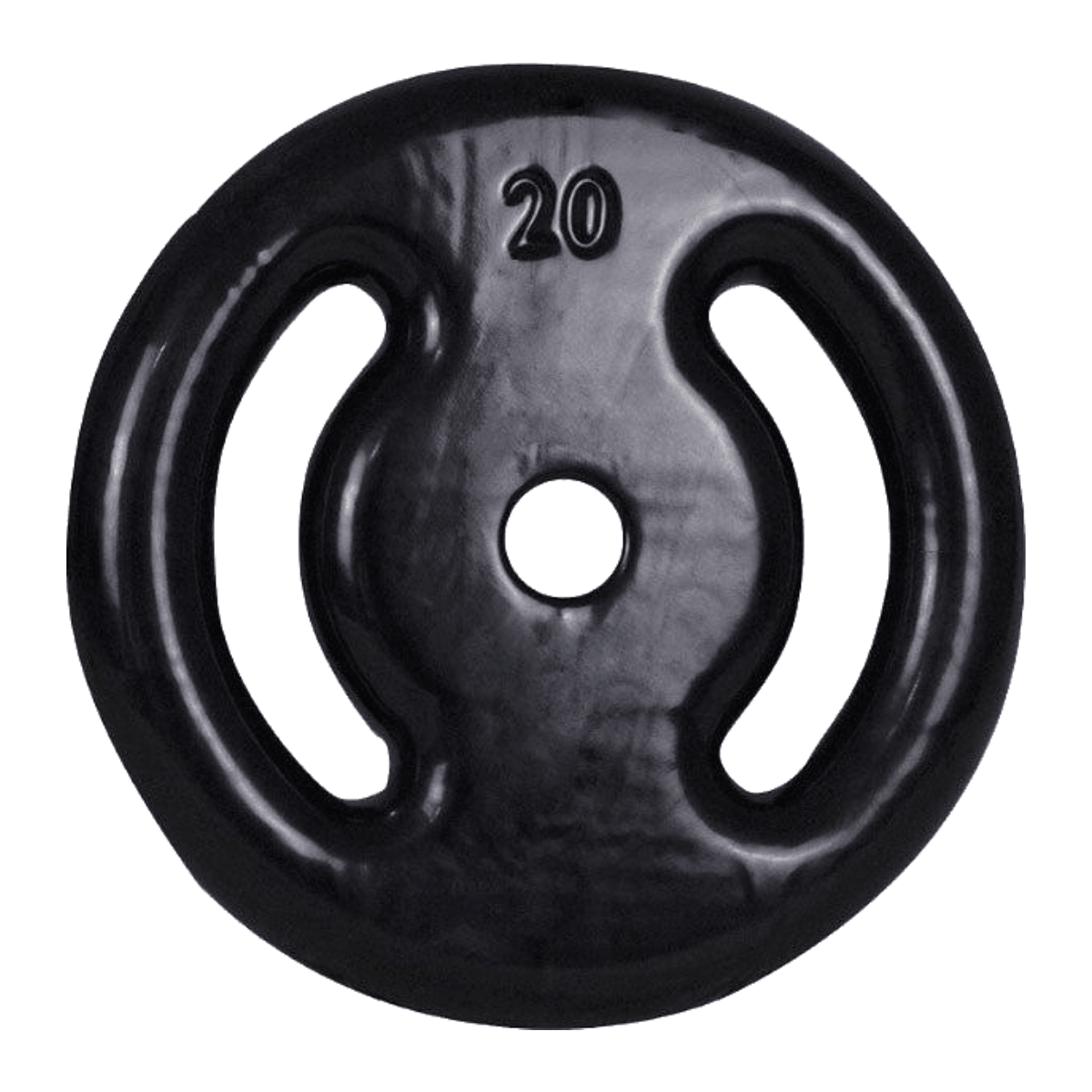 Anilha Emborrachada Furo 31mm - MegaGym