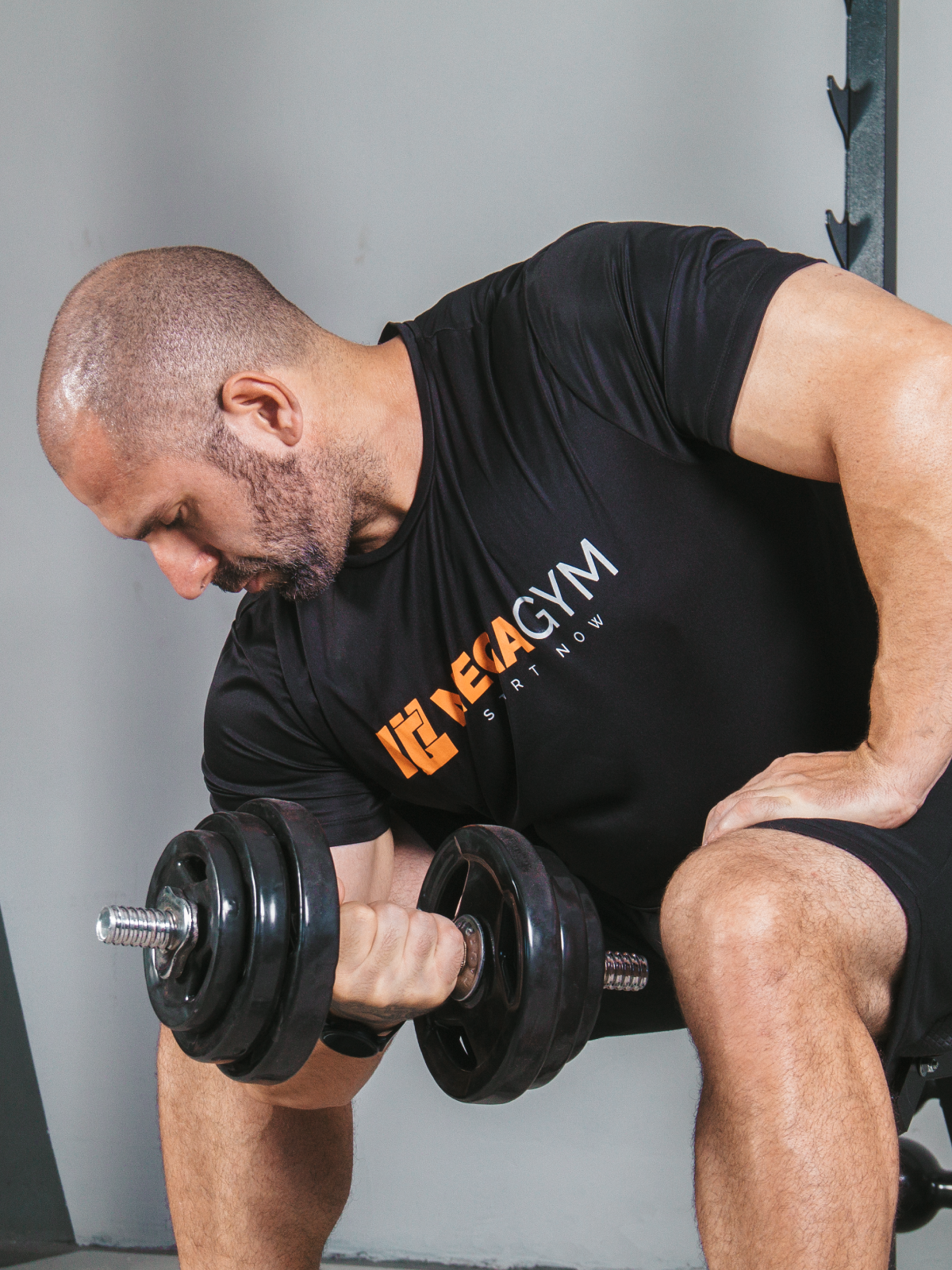 Halter Maciço 40Cm Cromado Com Rosca