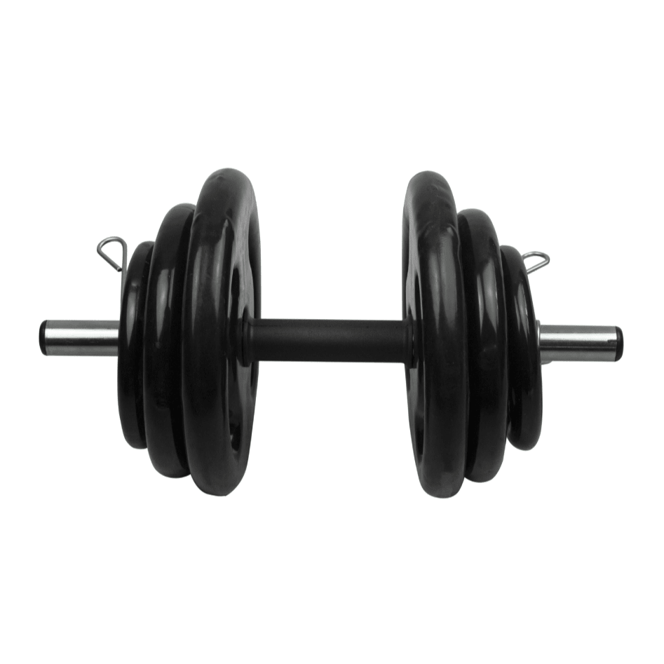 Halter Oco 40Cm Cromado Com Presilha - MegaGym