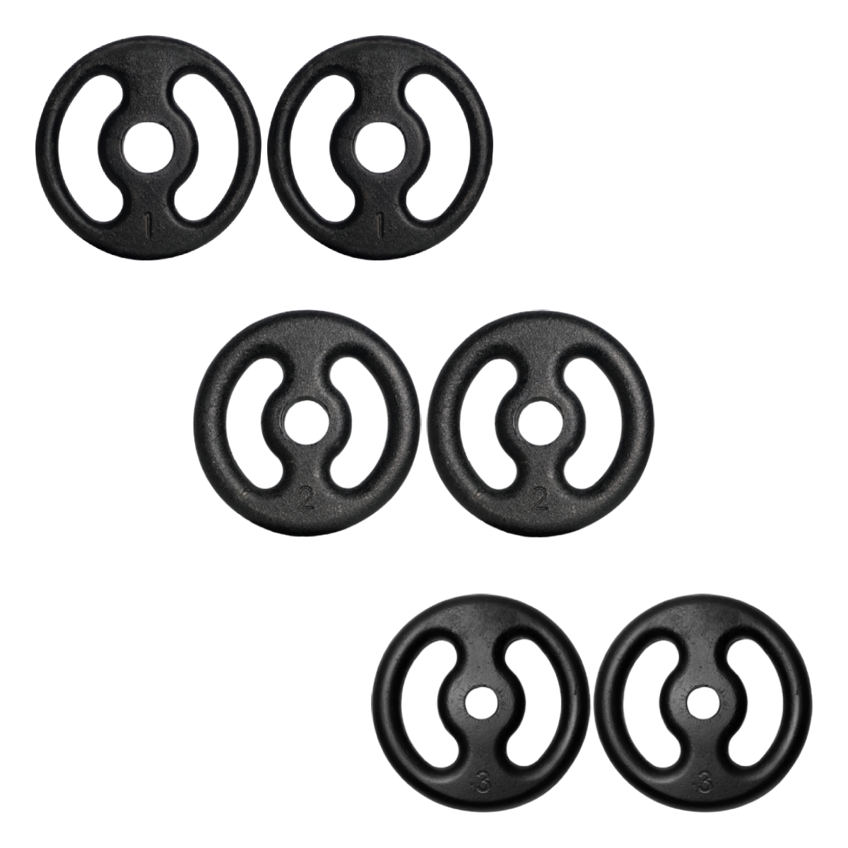 Kit Com 12kg de Anilha Pintada