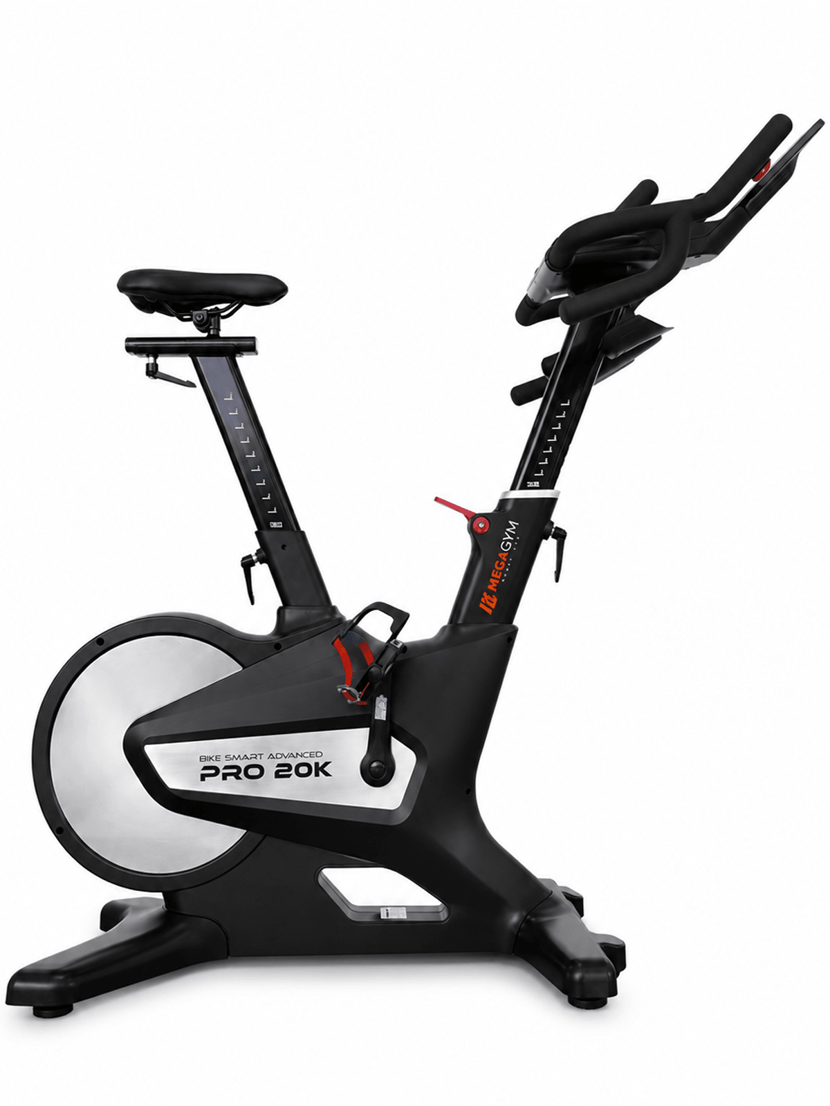 Bike Profissional Smart Advanced Pro 20K | Ajuste Automático De Intensidade | Disco De Inercia 20K | Suporta 150Kg - MegaGym