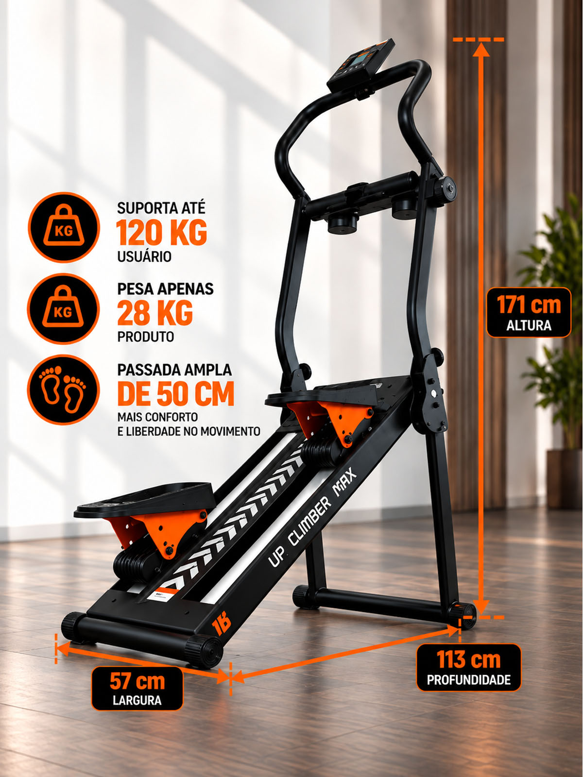 Simulador de Escada Up Climber MAX