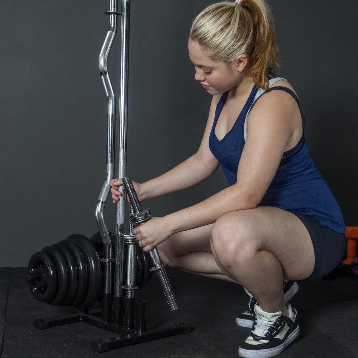 Suporte Profissional P/ BarraS E Anilhas 100kg - MegaGym