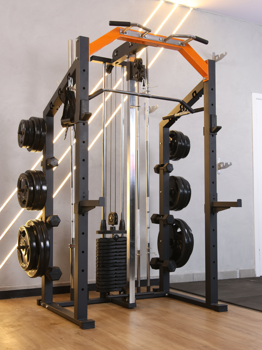 Como montar sua Estação de Musculação MEGA RACK FULL com polia móvel.