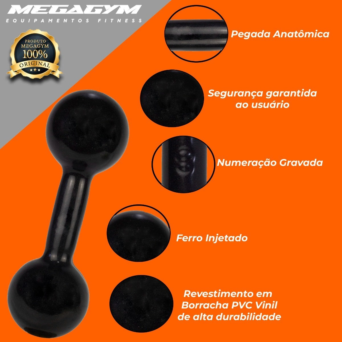 Kit Treino Funcional Halter Bola Emborrachado E Caneleiras De Peso