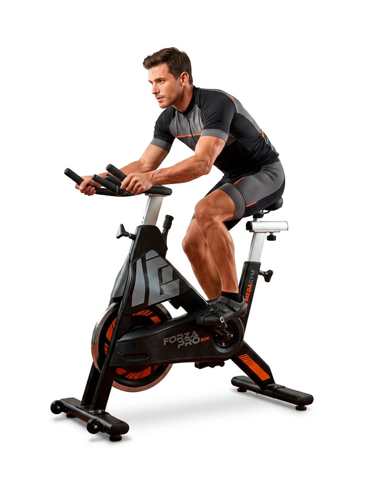 Bike Profissional Mecânica Forza Pro 20K | Suporta 170Kg | Resistência Mecânica | Disco de Inercia 18Kg