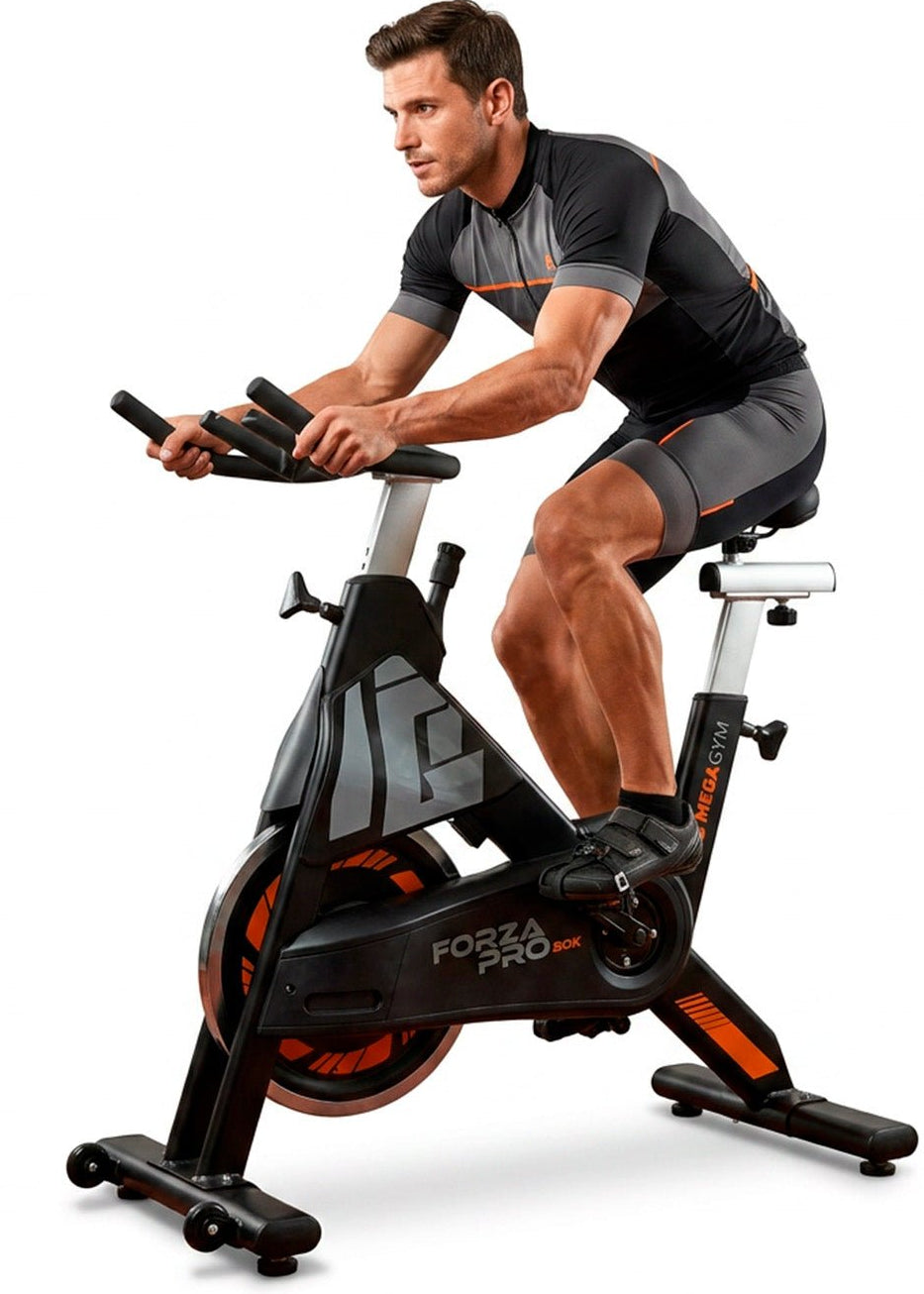 Bike Profissional Mecânica Forza Pro 20K | Suporta 170Kg | Resistência Mecânica | Disco de Inercia 18Kg - MegaGym