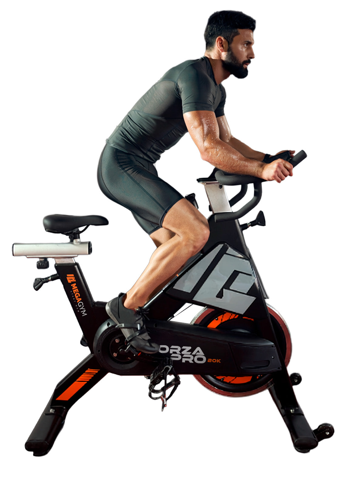 Bike Profissional Magnética Forza Pro 20K | Com Monitor Digital | Resistência Magnética | Disco de Inercia 18Kg | Suporta 170Kg