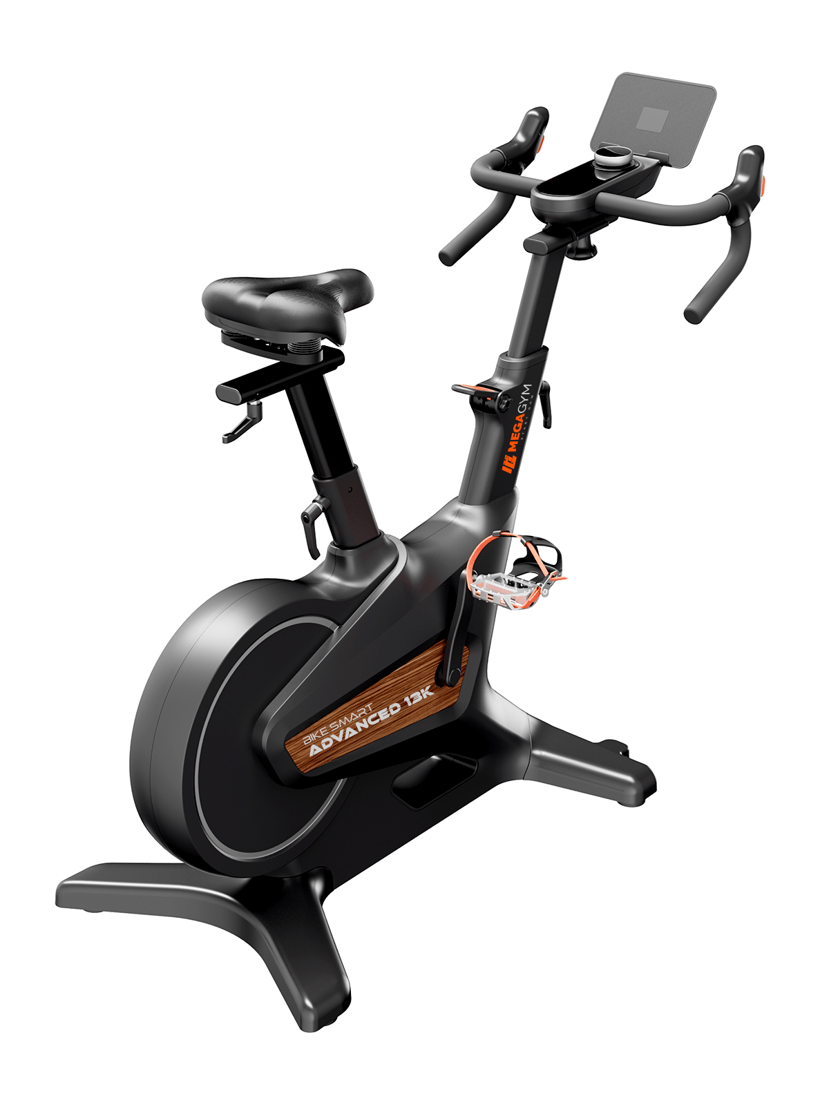 Bike Ergometrica Smart Advanced 13K | Ajuste Automático De Intensidade | Disco De Inercia 13K | Resistência Magnética| Suporta 150 Kg - MegaGym