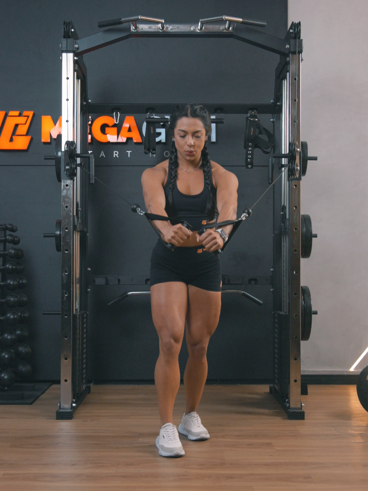 Estação Mega Rack Crossover Com Polia Móvel