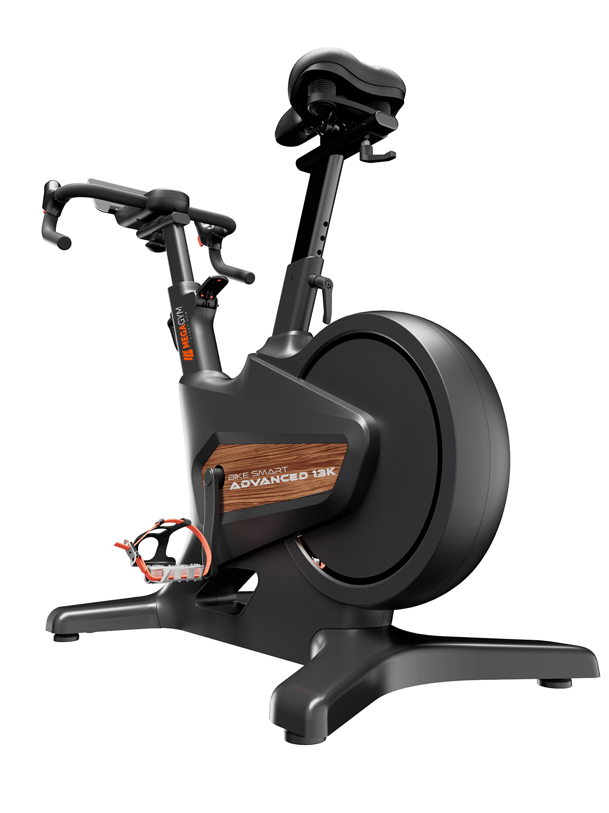 Bike Ergometrica Smart Advanced 13K | Ajuste Automático De Intensidade | Disco De Inercia 13K | Resistência Magnética| Suporta 150 Kg - MegaGym