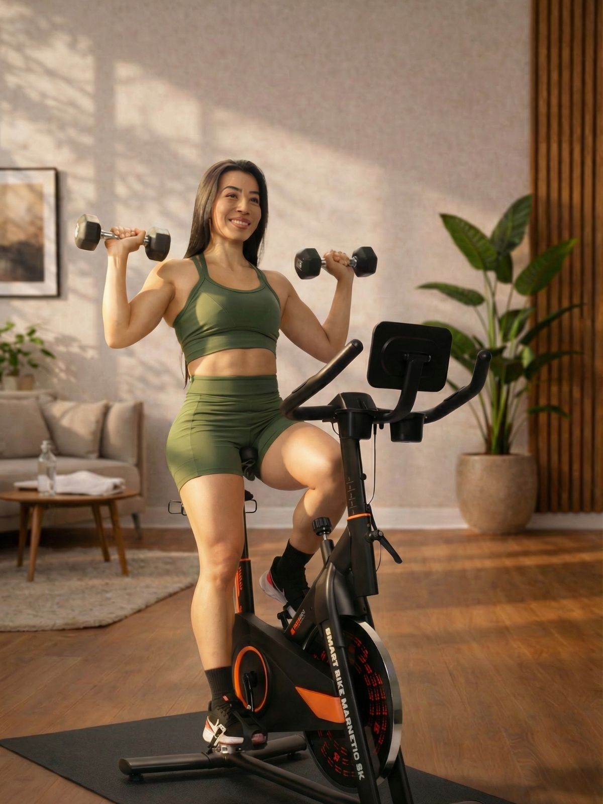Bike Spinning Smart Magnetic 6K | Resistência Magnética Potente | Banco Ultra Soft | Suporta 160 Kg - MegaGym