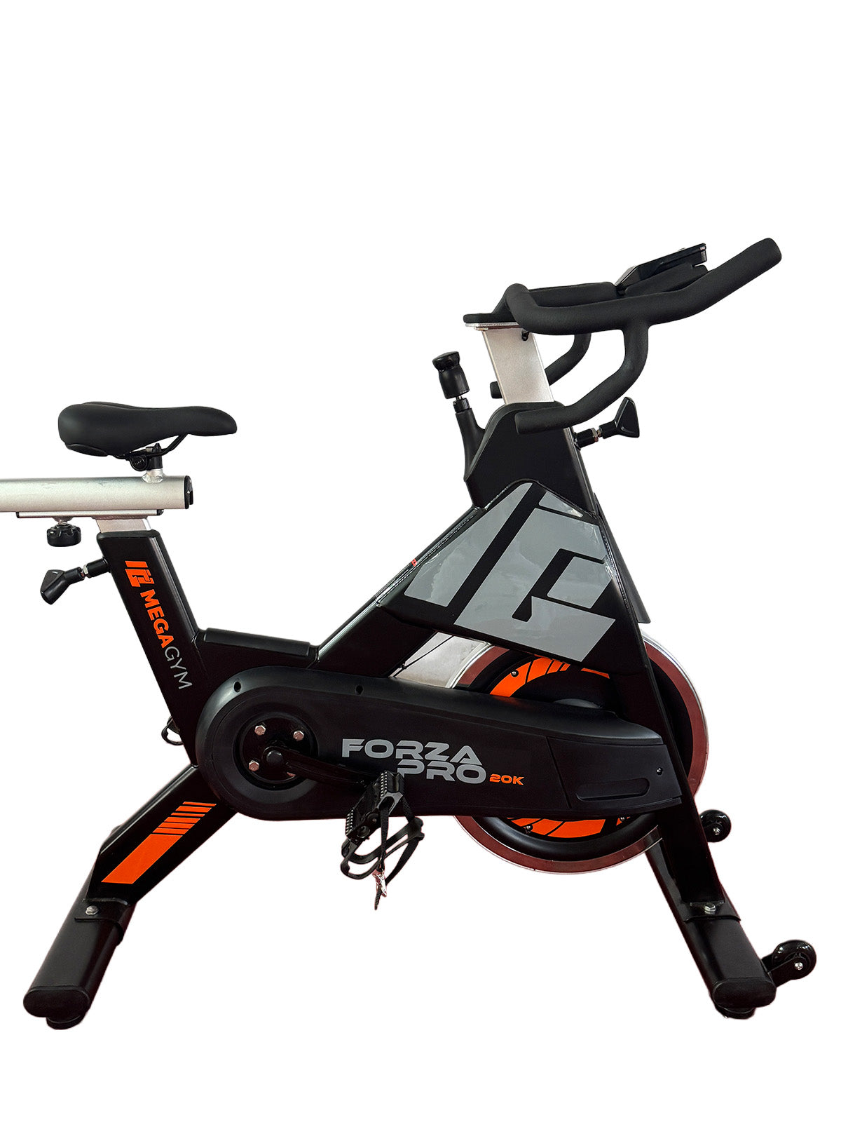 Bike Profissional Magnética Forza Pro 20K | Com Monitor Digital | Resistência Magnética | Disco de Inercia 18Kg | Suporta 170Kg