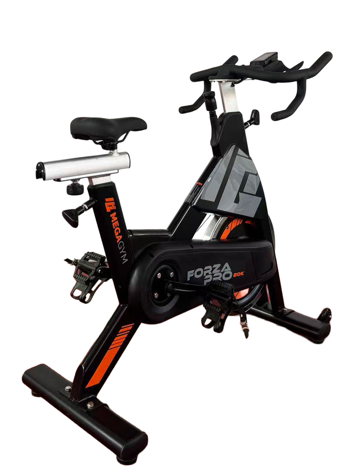 Bike Profissional Magnética Forza Pro 20K | Com Monitor Digital | Resistência Magnética | Disco de Inercia 18Kg | Suporta 170Kg