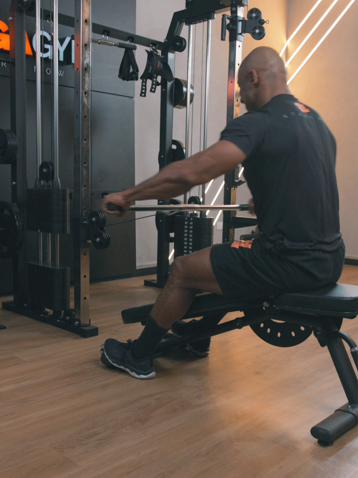 Estação Mega Rack Crossover Com Polia Móvel