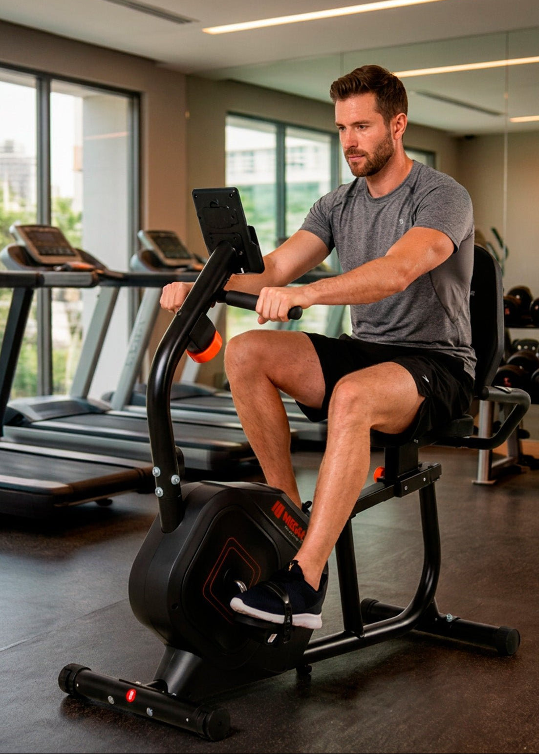 Bike Horizontal Magnética MegaGym Soft Ride 3000 - MegaGym