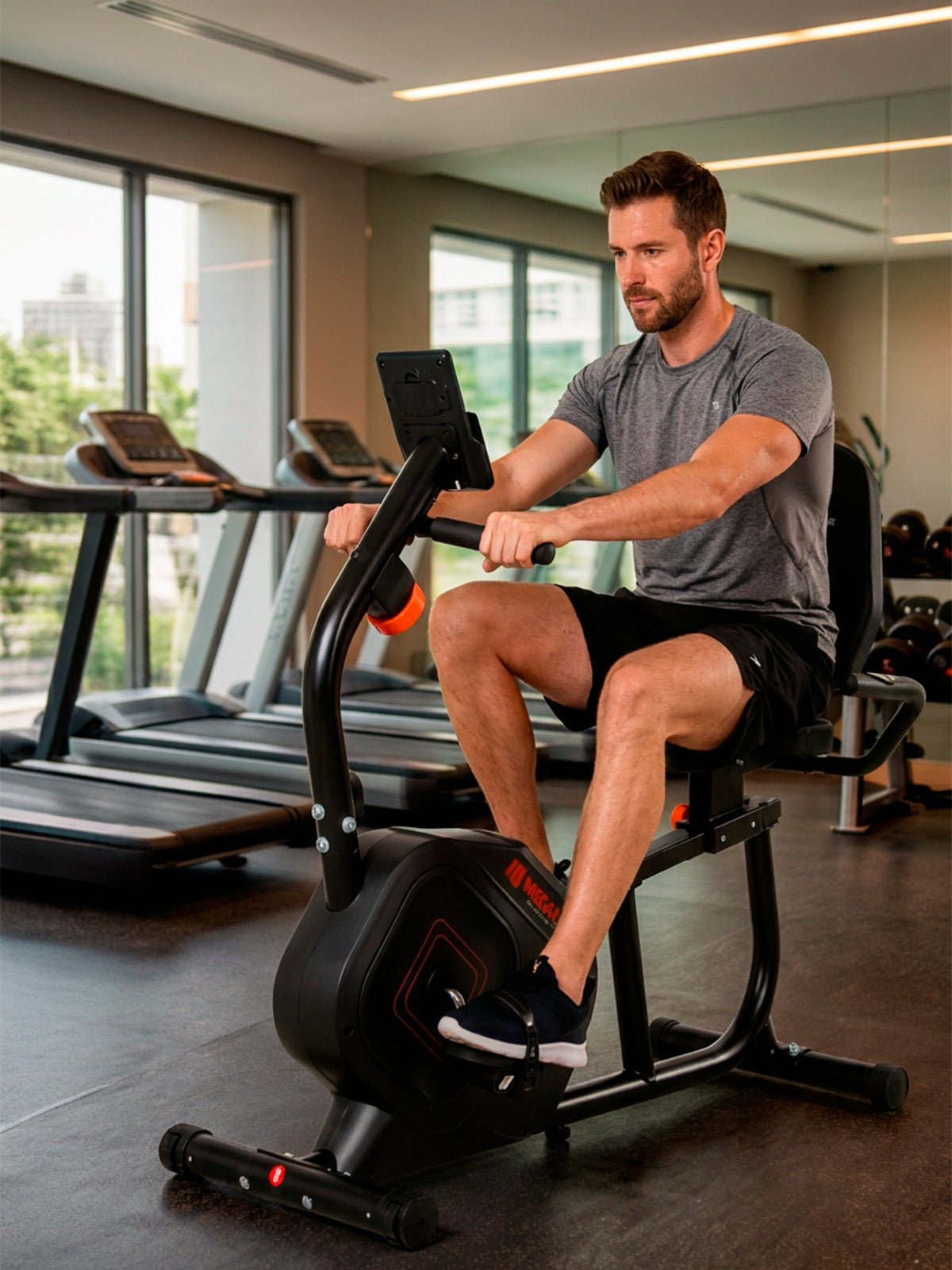 Bike Horizontal Magnética MegaGym Soft Ride 3000 - MegaGym