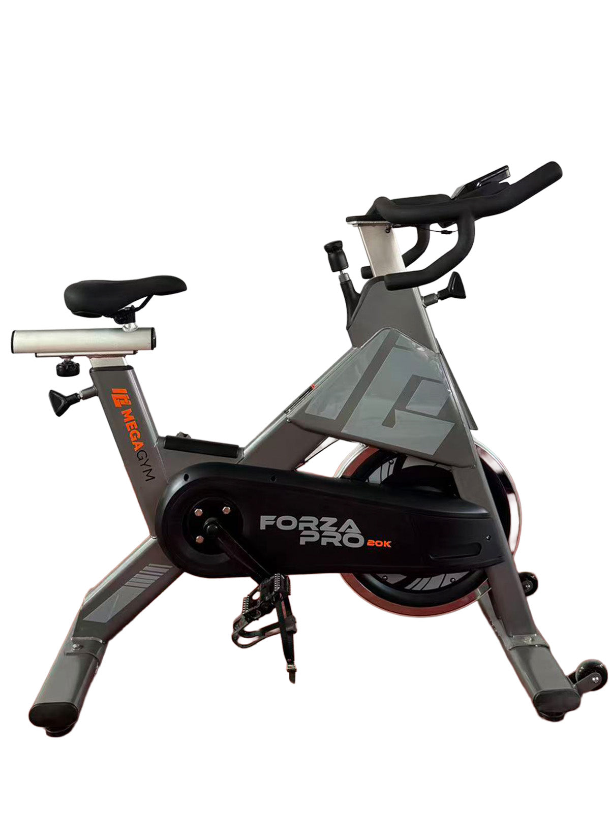 Bike Profissional Magnética Forza Pro 20K | Com Monitor Digital | Resistência Magnética | Disco de Inercia 18Kg | Suporta 170Kg