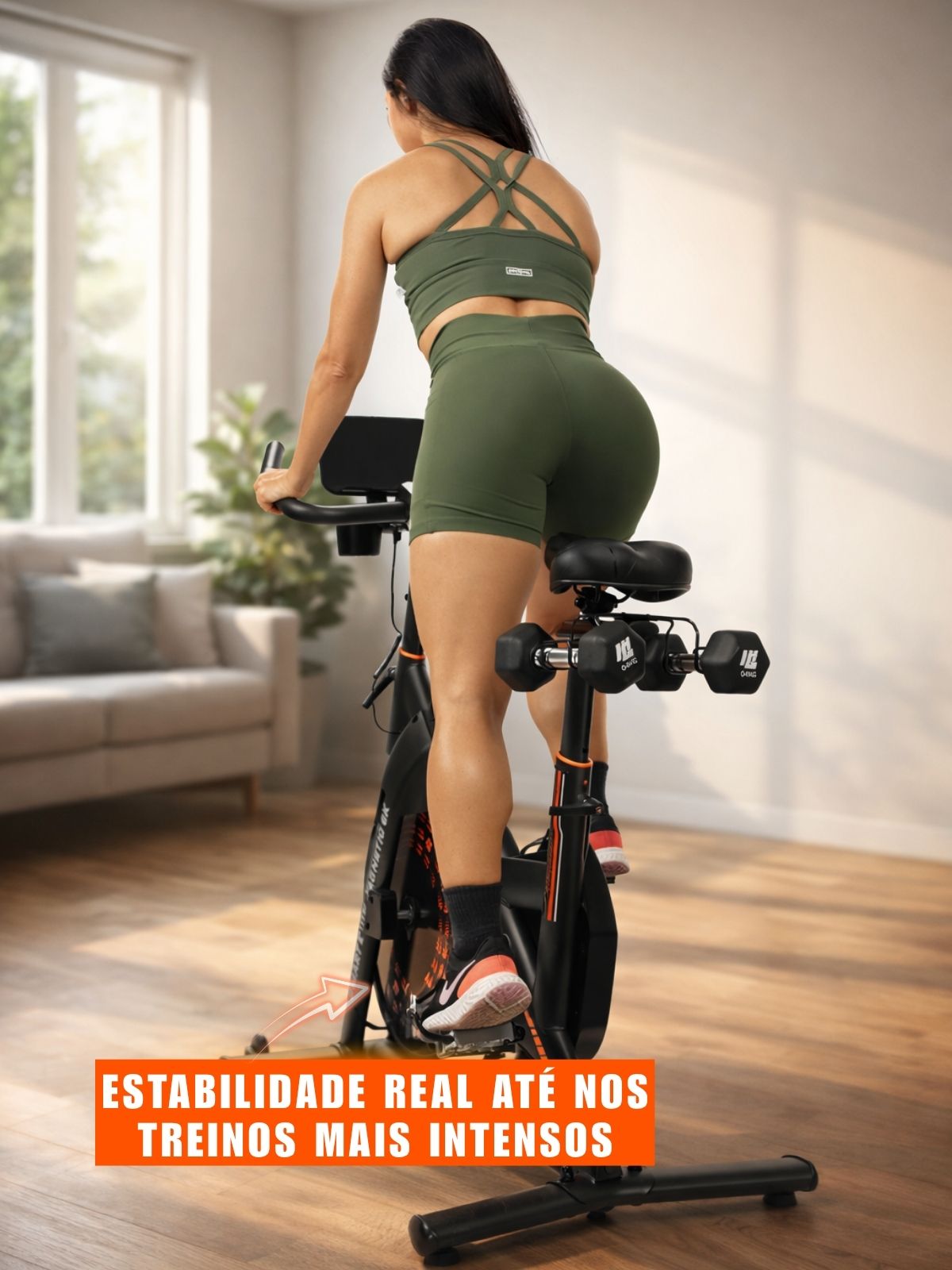 Bike Spinning Smart Magnetic 6K | Resistência Magnética Potente | Banco Ultra Soft | Suporta 160 Kg - MegaGym