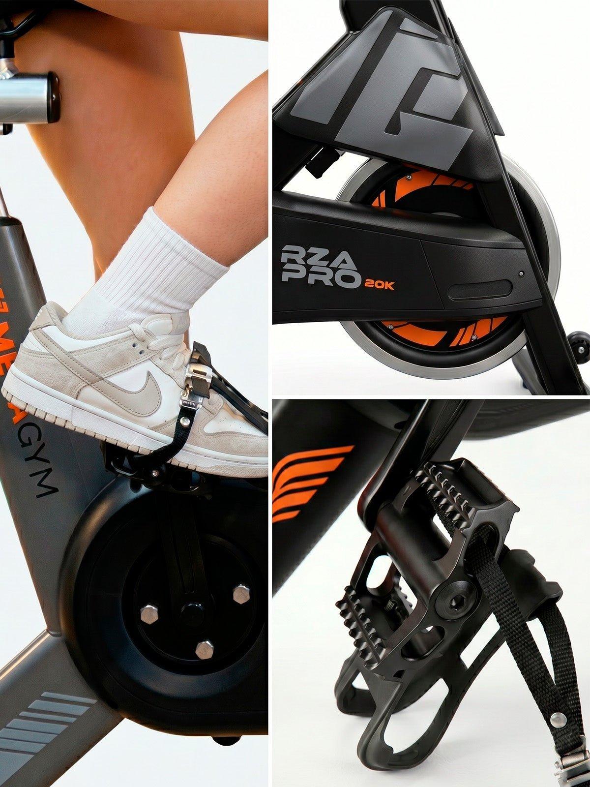 Bike Profissional Magnética Forza Pro 20K | Com Monitor Digital | Resistência Magnética | Disco de Inercia 18Kg | Suporta 170Kg - MegaGym