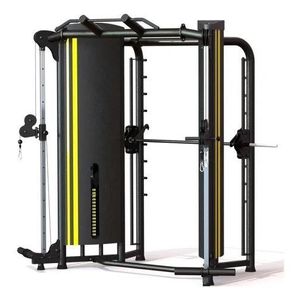 Cross Over Angular Com Smith E Contrapeso – 2 X 80 Kg – Anilhas Olímpicas 51 Mm – Tryex - MegaGym