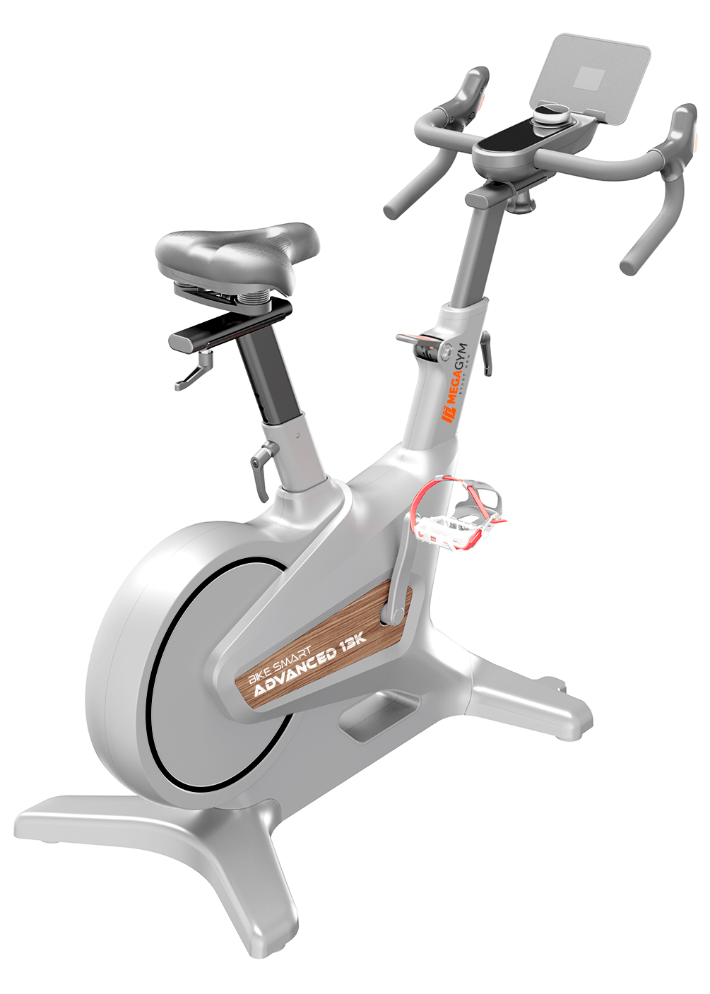 Bike Ergometrica Smart Advanced 13K | Ajuste Automático De Intensidade | Disco De Inercia 13K | Resistência Magnética| Suporta 150 Kg - MegaGym