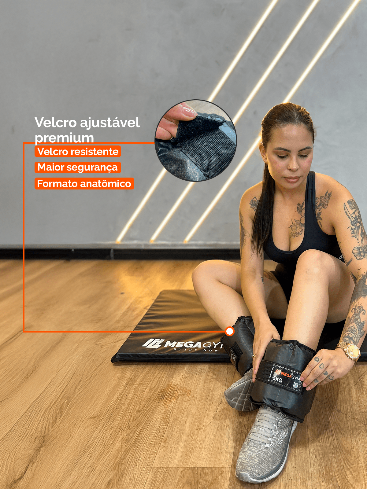 Caneleiras Tornozeleiras De Peso - MegaGym