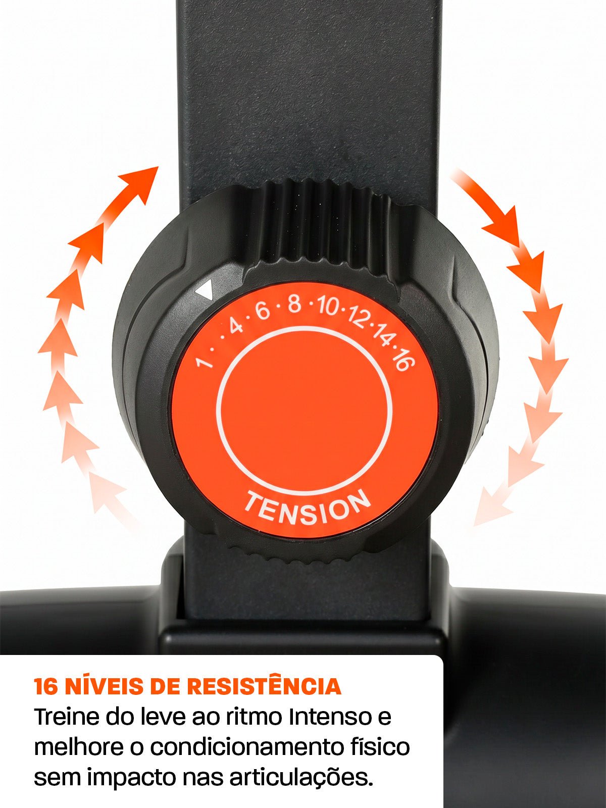 Aparelho Elíptico Magnético Semiprofissional M5000 | Resistência Magnética | Suporta 120 Kg | Robusto e Estável - MegaGym