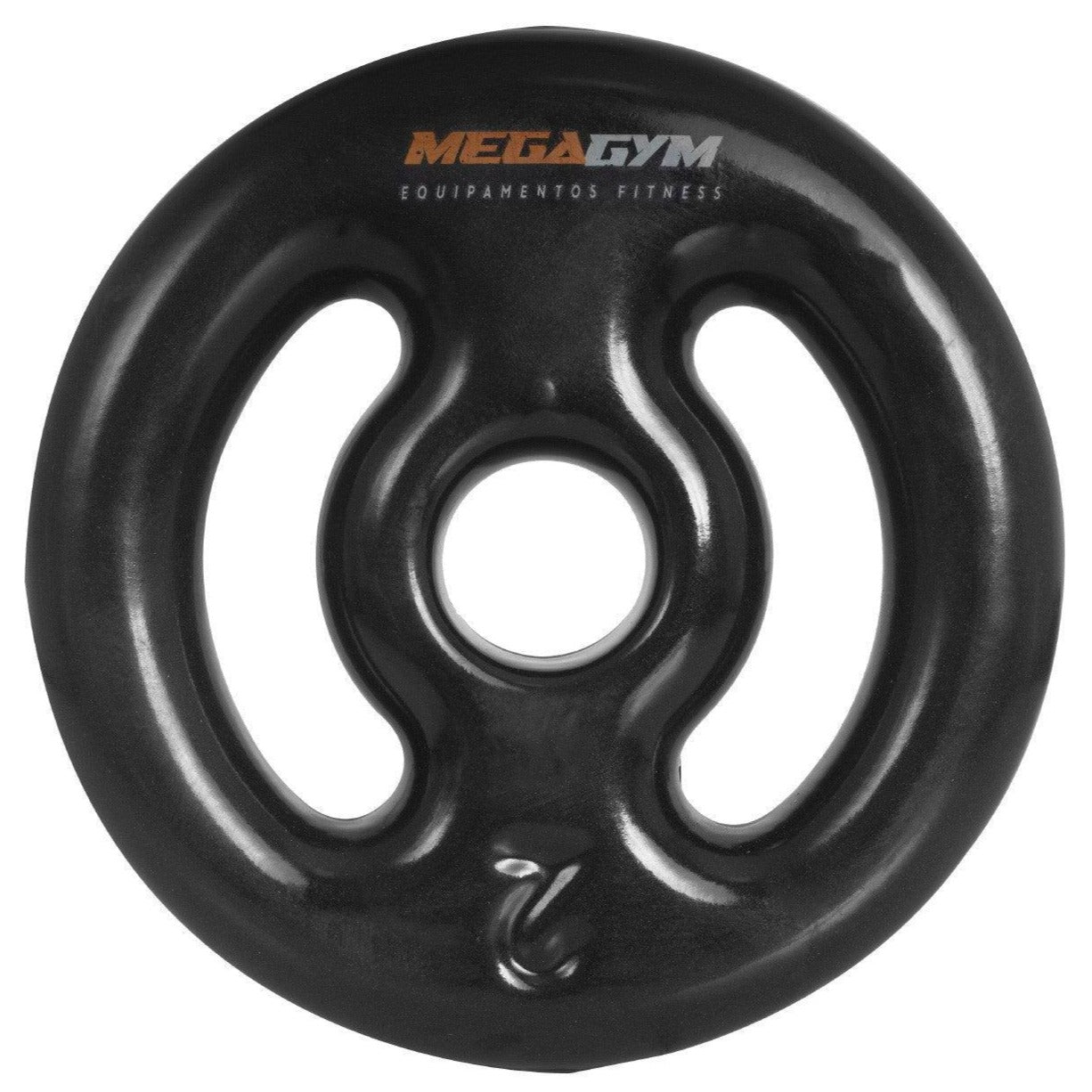 ANILHA 2KG SPORT EMBORRACHADA FURO 31MM-MEGAGYM