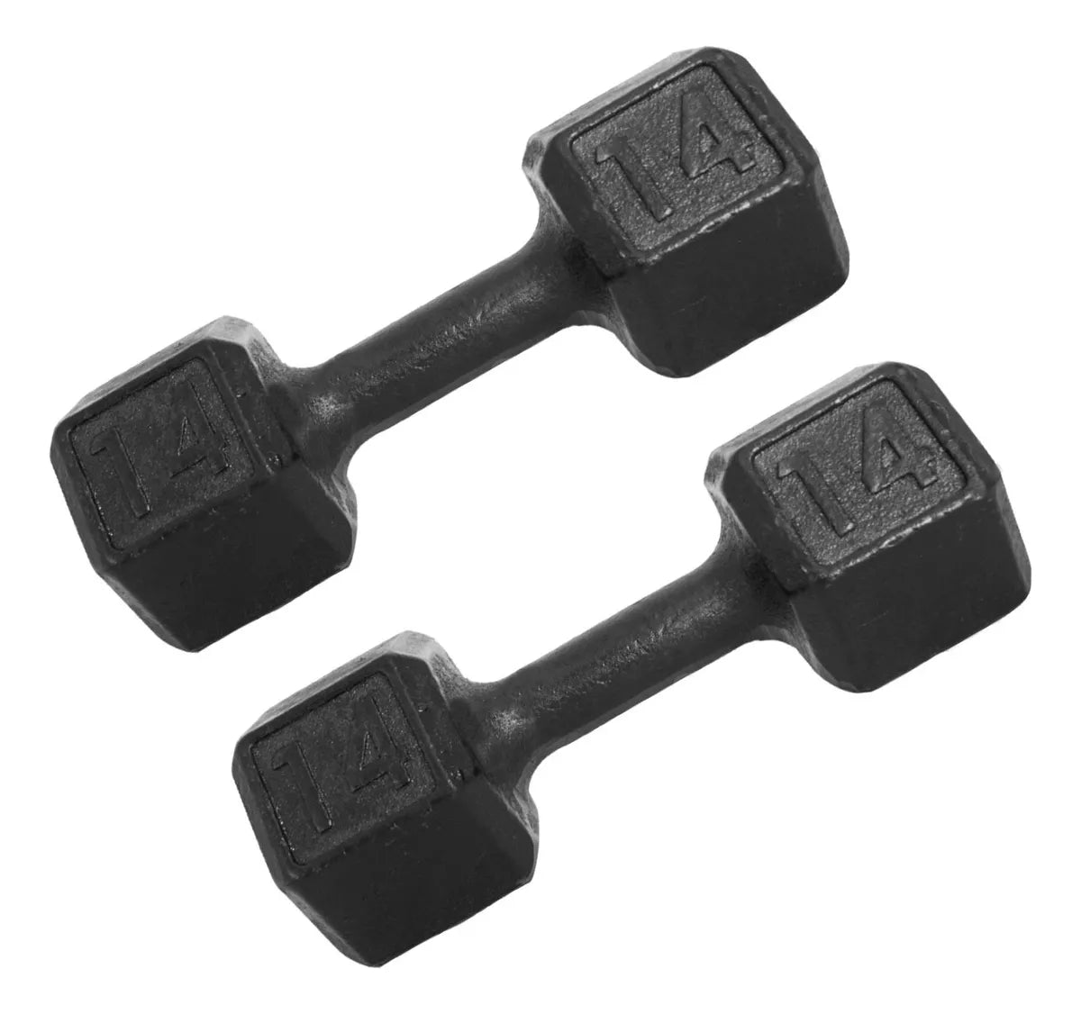 Halter Dumbbell Sextavado Pintado