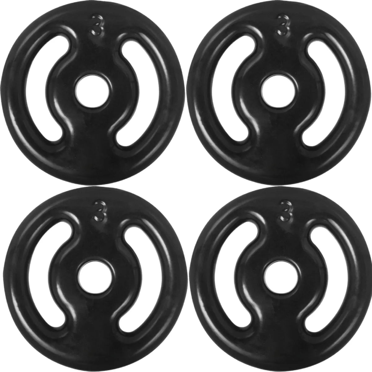 Kit Treino Musculação Par Halter Maciço + 20kg Anilha Emborrachada