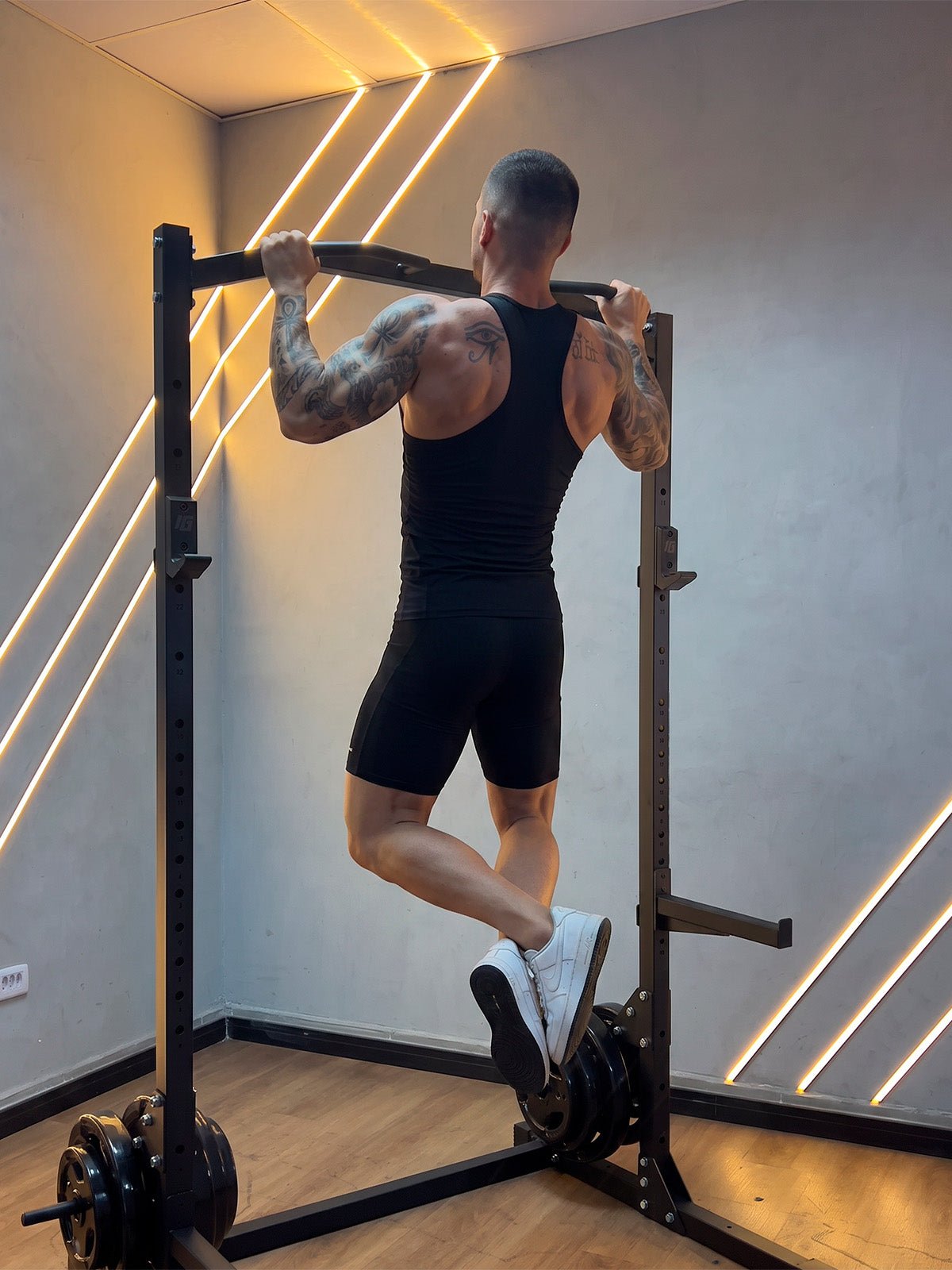 Power Rack Gaiola de Agachamento e Supino - MegaGym