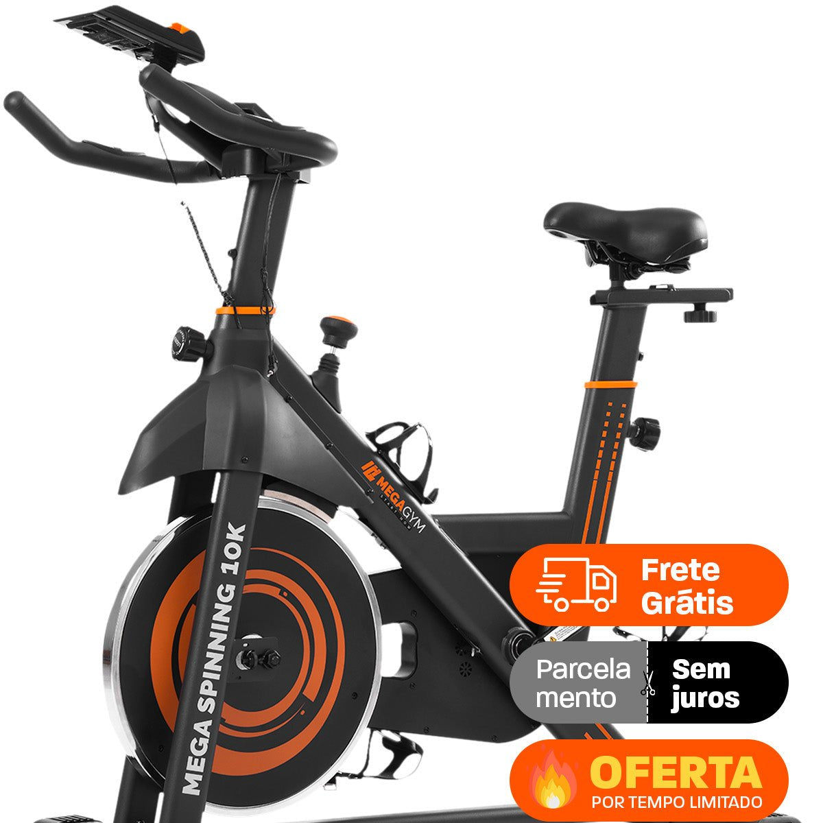 Bike Ergométrica Spinning Profissional 10K MEGAGYM