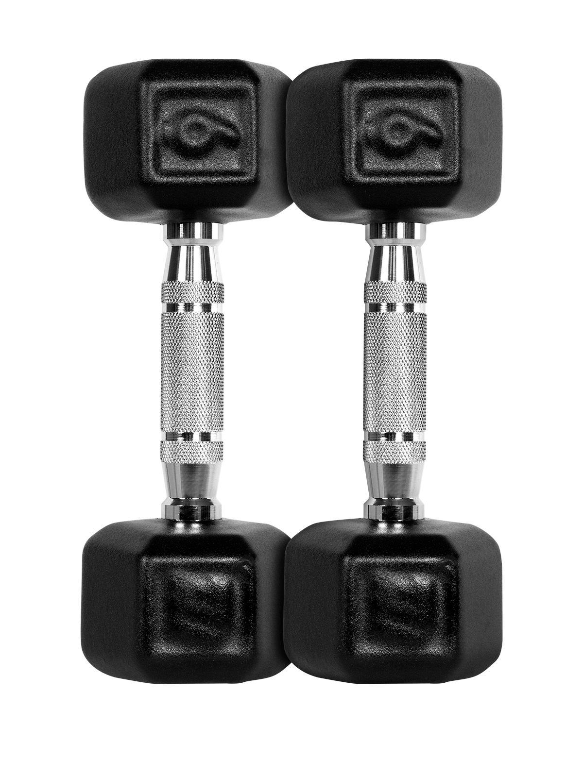 Kit 20 Halteres (10 Pares de 1 a 10 kg) | Dumbbells Texturizados com Pegada Cromada