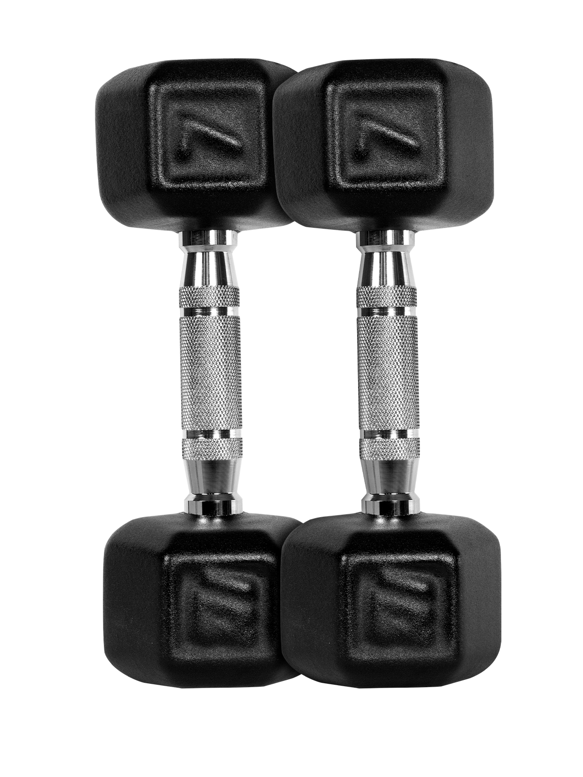 Kit 20 Halteres (10 Pares de 1 a 10 kg) | Dumbbells Texturizados com Pegada Cromada